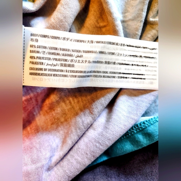 NWT Abercrombie & Fitch Kids Long Sleeve Tie Dye shirt, Girl's Size 11/12 - Picture 8 of 8